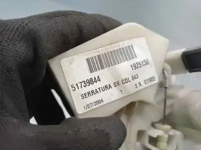 Автозапчастина б/у замок передніх дверей лівий для lancia ypsilon (101) 1.3 16v multijet argento посилання на oem iam 51739844  