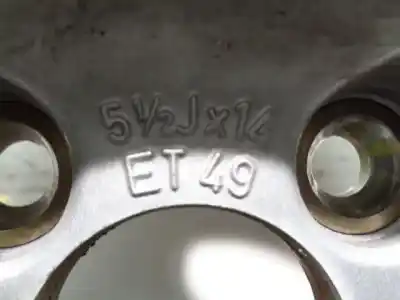 Gebrauchtes Autoersatzteil felge zum opel corsa b (1993->) 1.7 d oem-iam-referenzen r1451/2jx14et49 aluminio 3p 51/2jx14et49