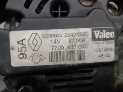 Автозапчастина б/у генератор для renault clio ii fase ii (b/cb0) 1.2 посилання на oem iam 7700437090  2542422c