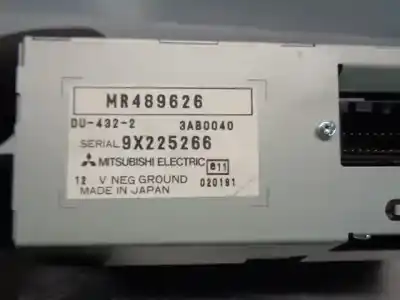Автозапчасти б/у многофункциональный дисплей за mitsubishi space wagon (n80/n90) 2.4 gdi cat ссылки oem iam mr489626  