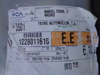 Pièce détachée automobile d'occasion tuyau d'echappement arriere pour fiat punto berlina (188) 1.2 8v dynamic références oem iam 71773264 cesta 7 