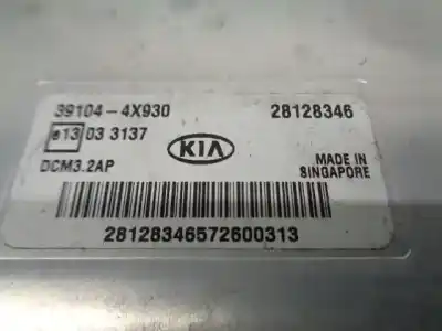 Second-hand car spare part ecu engine control for kia carnival 2.9 crdi vgt active oem iam references 391044x930  28128346