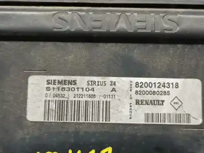 Автозапчасти б/у блок управления двигателем за renault scenic (ja..) 1.6 16v authentique (ja0b/11) ссылки oem iam 8200124318  s118301104