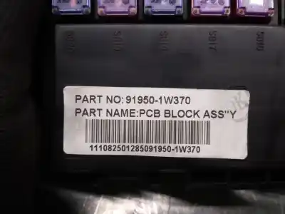 Second-hand car spare part fuse box unit for kia rio iii (ub) 1.4 crdi oem iam references 919501w370  