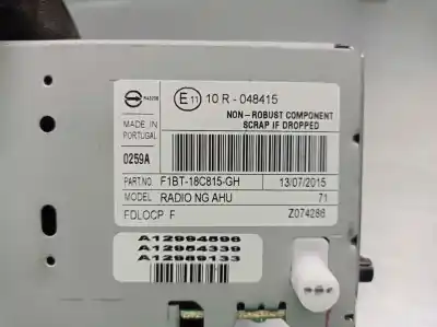 Second-hand car spare part gps navigation system for ford focus lim. (cb8) 1.0 ecoboost cat oem iam references f1bt18c815gh  