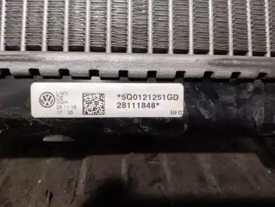 Second-hand car spare part water radiator for skoda karoq (nu) 2.0 tdi oem iam references 5q0121251gd  28111848