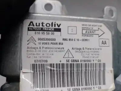 Автозапчасти б/у блок управления подушками безопасности за citroen c4 picasso ii 2.0 bluehdi 135 ссылки oem iam 9665396680  610955800