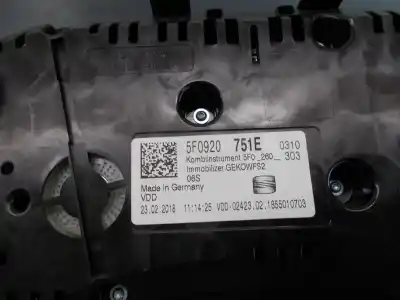 Автозапчастина б/у панель інструментів для seat leon st (5f8) 2.0 tdi посилання на oem iam 5f0920751e  