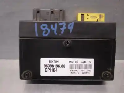 Pièce détachée automobile d'occasion module verrouillage central des portes pour fiat scudo (222) 2.0 16v jtd sx kombi (5 sitze) références oem iam 9639819680  