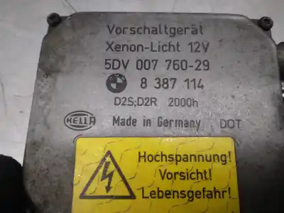 Piesă de schimb auto la mâna a doua unitate de control faruri xenon pentru bmw serie 5 berlina (e39) 3.0 24v turbodiesel cat referințe oem iam 63128387114  5dv00776029