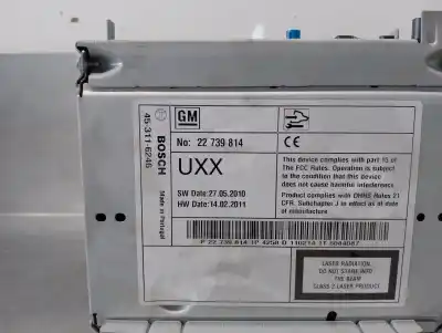 Second-hand car spare part audio system / radio cd for opel insignia a (g09) 2.0 cdti (68) oem iam references 453116246  453116246