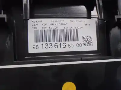 Second-hand car spare part dashboard for citroen c3 / c3 origin iii (sx) 1.2 vti 82 oem iam references 9813361680  769167680u