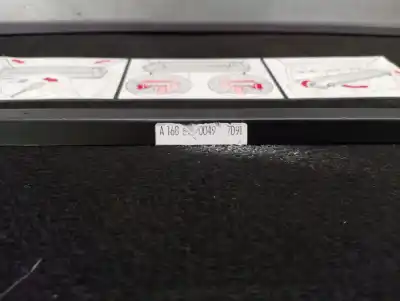 Pezzo di ricambio per auto di seconda mano vassoio posteriore per mercedes-benz clase a (w168) 1.4 cat riferimenti oem iam a16869000497d91  
