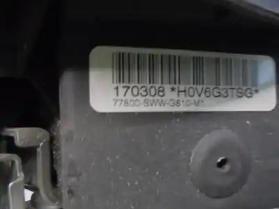 Автозапчастина б/у передня ліва подушка безопасности для honda cr-v (re) 2.2 ctdi посилання на oem iam 77800swwg810  77800swwg810m1