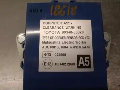 Автозапчастина б/у електронний модуль для lexus is 200 (ds2/is2) d-cat посилання на oem iam 8934053020  adc100160100a
