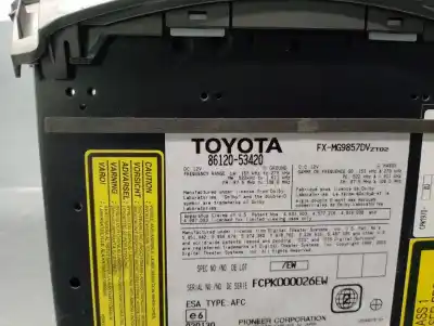 Автозапчастина б/у аудіо система / радіо cd для lexus is 200 (ds2/is2) d-cat посилання на oem iam 8612053420  