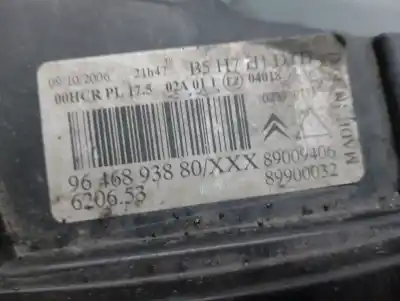 İkinci el araba yedek parçası sag far için citroen c4 berlina 1.6 16v hdi oem iam referansları 9646893880  