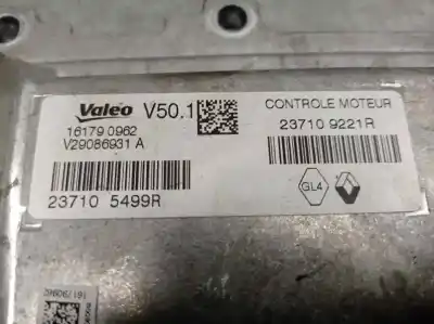 Автозапчасти б/у блок управления двигателем за renault clio iv (bh_) 0.9 tce 90 ссылки oem iam 237105499r  237109221r