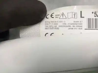 Автозапчастина б/у передня ліва подушка безпеки для peugeot 208 ii (ub_, up_, uw_, uj_) 1.2 puretech 100 посилання на oem iam 9827991480  