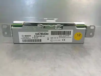 Second-hand car spare part audio system / radio cd for peugeot 208 ii (ub_, up_, uw_, uj_) 1.2 puretech 100 oem iam references 9847854380  7503900497