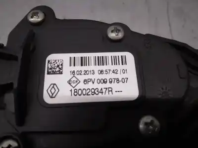 Автозапчасти б/у педальный потенциометр за renault clio iv (bh_) 1.5 dci 90 ссылки oem iam 180029347r  6pv00997807