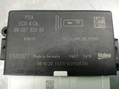 Автозапчастина б/у електронний модуль для peugeot 208 ii (ub_, up_, uw_, uj_) 1.2 puretech 100 посилання на oem iam 9838793580  e500374