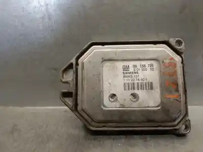 Peça sobressalente para automóvel em segunda mão centralina de motor uce por opel zafira a elegance referências oem iam 09158726  5wk9157