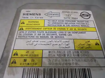 Автозапчастина б/у блок управління подушками безпеки для ssangyong rodius i 2.7 xdi посилання на oem iam 8625021031  5wy64004