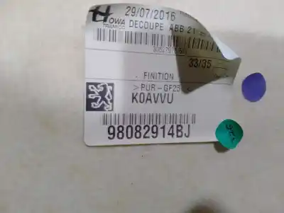 Автозапчасти б/у внутренняя крыша за citroen jumpy combi 1.6 blue-hdi fap ссылки oem iam 98082914bj  