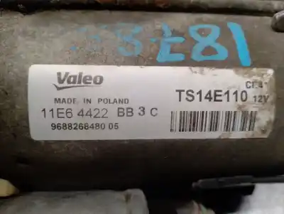 Peça sobressalente para automóvel em segunda mão motor de arranque por citroen jumpy combi 1.6 blue-hdi fap referências oem iam 9688268480  ts14e110