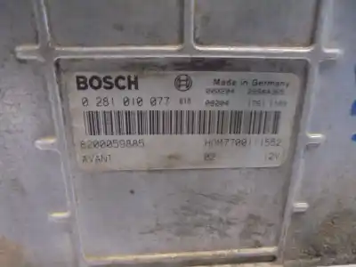 Автозапчасти б/у блок управления двигателем за renault scenic (ja..) 1.9 dti diesel cat ссылки oem iam 8200059885  0281010077