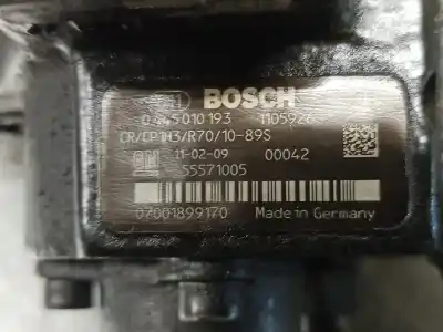 Автозапчастина б/у насос инжекційний для opel insignia a (g09) 2.0 cdti (68) посилання на oem iam 55571005  0445010193