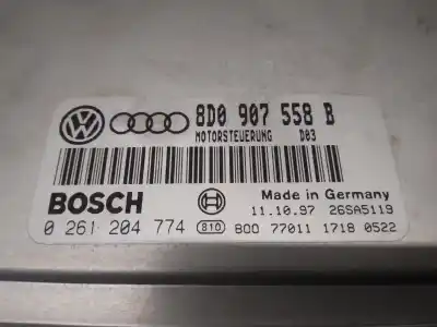 Автозапчасти б/у блок управления двигателем за audi a4 berlina (b5) 1.8 ссылки oem iam 8d0907558b  0261204774
