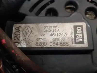 Автозапчастина б/у генератор для renault scenic (ja..) 1.9 dti diesel cat посилання на oem iam 8200054588  2542466a
