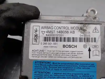 Автозапчасти б/у блок управления подушками безопасности за ford focus c-max (cap) 1.6 tdci cat ссылки oem iam 4m5t14b056ab  0285001551
