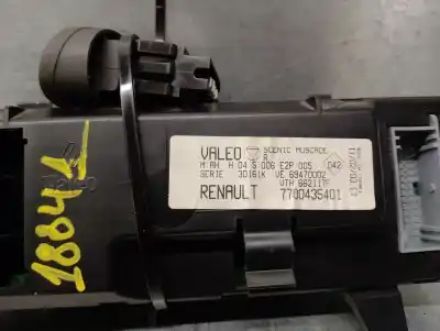 Pezzo di ricambio per auto di seconda mano controllo climatico per renault scenic (ja..) 1.9 dci authentique riferimenti oem iam 7700435401  662117f
