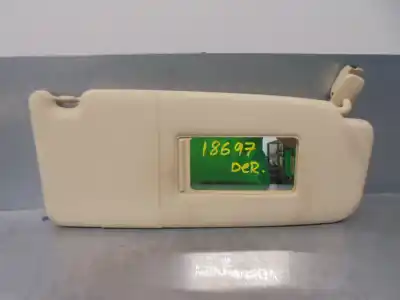 Second-hand car spare part right sunshade for audi a6 berlina (4b2) 1.8 t oem iam references 4b0857552a