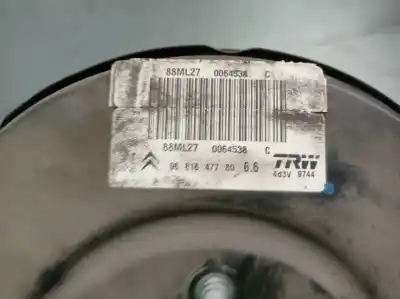 Second-hand car spare part brake servo for citroen c3 picasso 1.6 16v hdi oem iam references 9681847780  88ml27