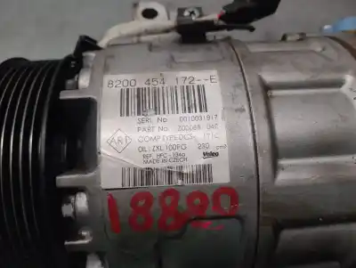 Pezzo di ricambio per auto di seconda mano compressore aria condizionata per renault espace iv (jk0) 2.0 dci diesel cat riferimenti oem iam 8200454172e  z0008804c