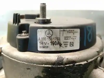 Gebrauchtes Autoersatzteil lichtmaschine zum mercedes-benz clase c (w203) berlina 2.7 cdi 20v cat oem-iam-referenzen a0001501750  10480404
