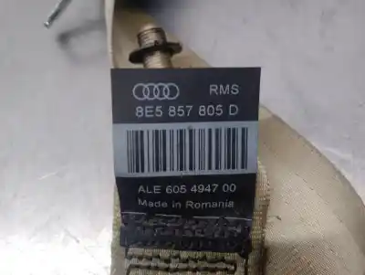 Second-hand car spare part rear left seat belt for audi a4 b7 avant (8ed) 2.0 tdi oem iam references 8e5857805d  605494700