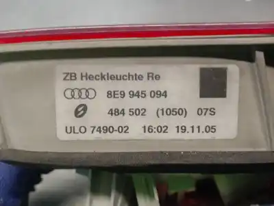 Second-hand car spare part right tailgate door light for audi a4 b7 avant (8ed) 2.0 tdi oem iam references 8e9945094  