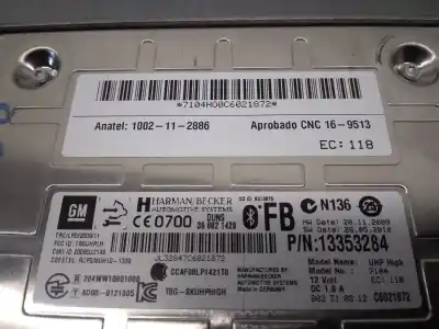 Second-hand car spare part electronic module for opel astra j gti sedan oem iam references 13353284   Second-hand car spare part electronic module for opel astra j gti sedan oem iam references 13353284