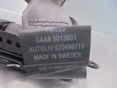 Second-hand car spare part rear left seat belt for saab 9-5 sedán 2.3 cat oem iam references 5013933  