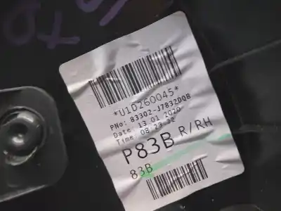 Pezzo di ricambio per auto di seconda mano rivestimento porta posteriore destro per kia xceed 1.4 tgdi cat riferimenti oem iam 83302j7832dqb  