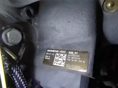 Pièce détachée automobile d'occasion moteur complet pour peugeot 407 2.0 16v hdi cat (rhr / dw10bted4) références oem iam rhr 4010669 10dyvm