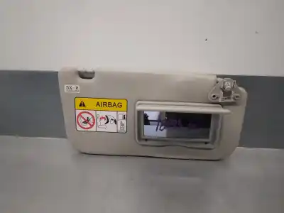 Peça sobressalente para automóvel em segunda mão para-sol direito por mitsubishi space star (a00) 1.2 referências oem iam 7620b730hb