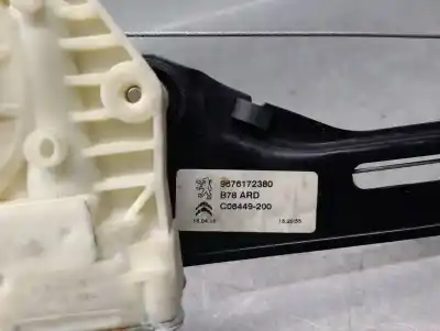 Second-hand car spare part rear right window regulator for citroen c4 picasso seduction oem iam references 9676172380  