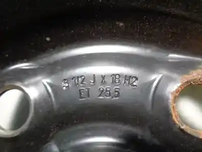 Second-hand car spare part spare tire for volkswagen golf v berlina (1k1) 2.0 tdi oem iam references 1k0601027b  t12570r1899m