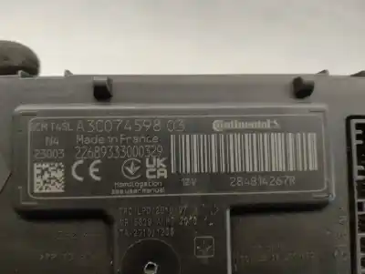 Second-hand car spare part comfort module for dacia duster (hm_) 1.3 tce 130 4x4 (hmmf) oem iam references 284b14267r  a3c074598